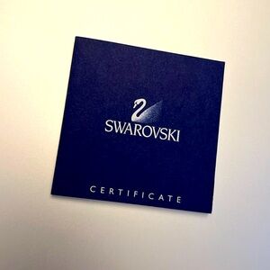 💯Swarovski authentic certificate book. 🎁